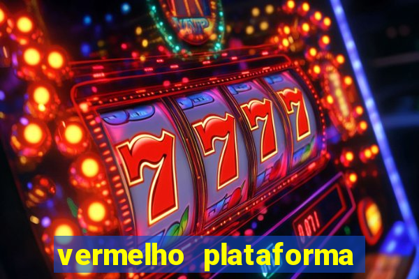 vermelho plataforma de jogos